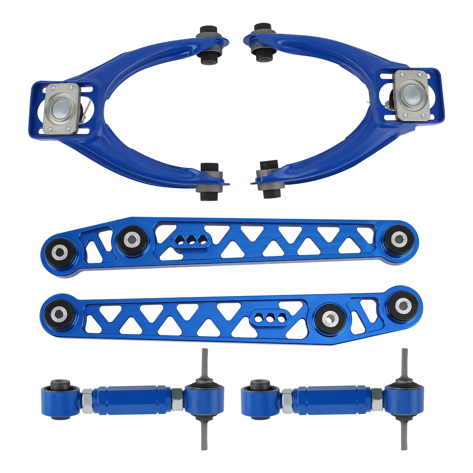 Adjustable Front Rear Upper Lower Control Arms And Camber Kit For Honda Civic 1996-2000 EK3/EK4/EK5/EJ6/EJ7/EJ8/EJ9/EM1