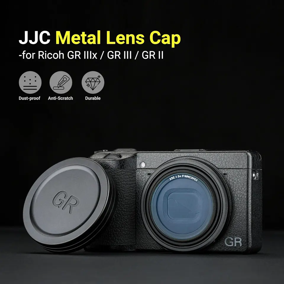 RICOH FLEX model Ⅵ カバー付き、レンズキャップ欠【昭和レトロ】 JJC アルミレンズキャップ Ricoh GR3x GR IIIx 対応