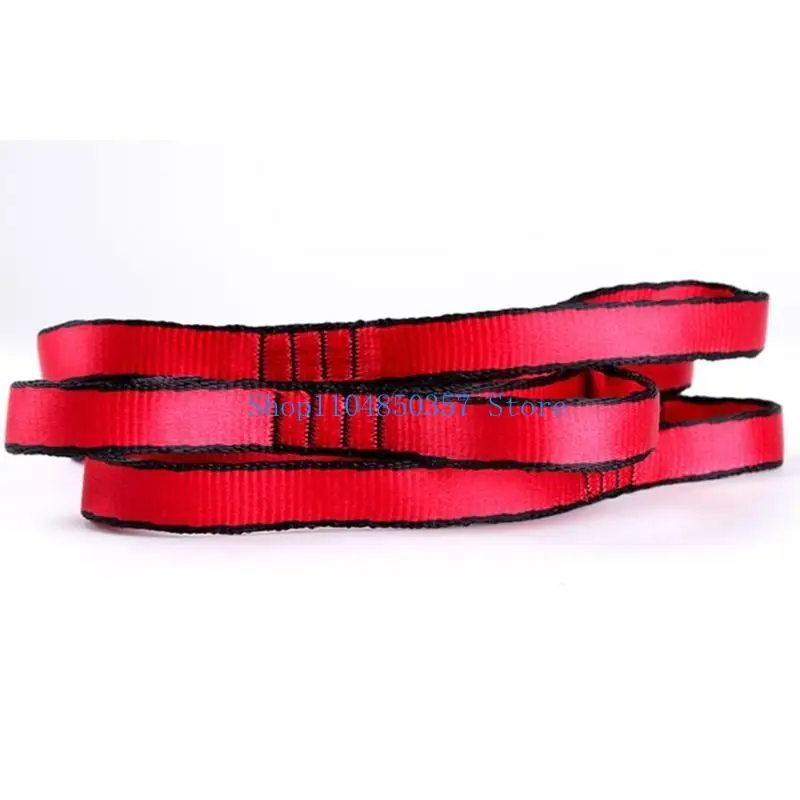 652F Professional Pilates Stretching Strap Rope 110cm Length 150KG Load Climbing Strap Adjustable Chain Webbings