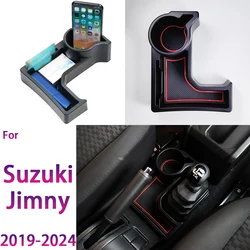 Per Suzuki Jimny JB74 JB64 2024 2023 2022 2021-2019 scatola portaoggetti per cambio auto supporto per telefono per auto accessori per scatole portaoggetti per occhiali