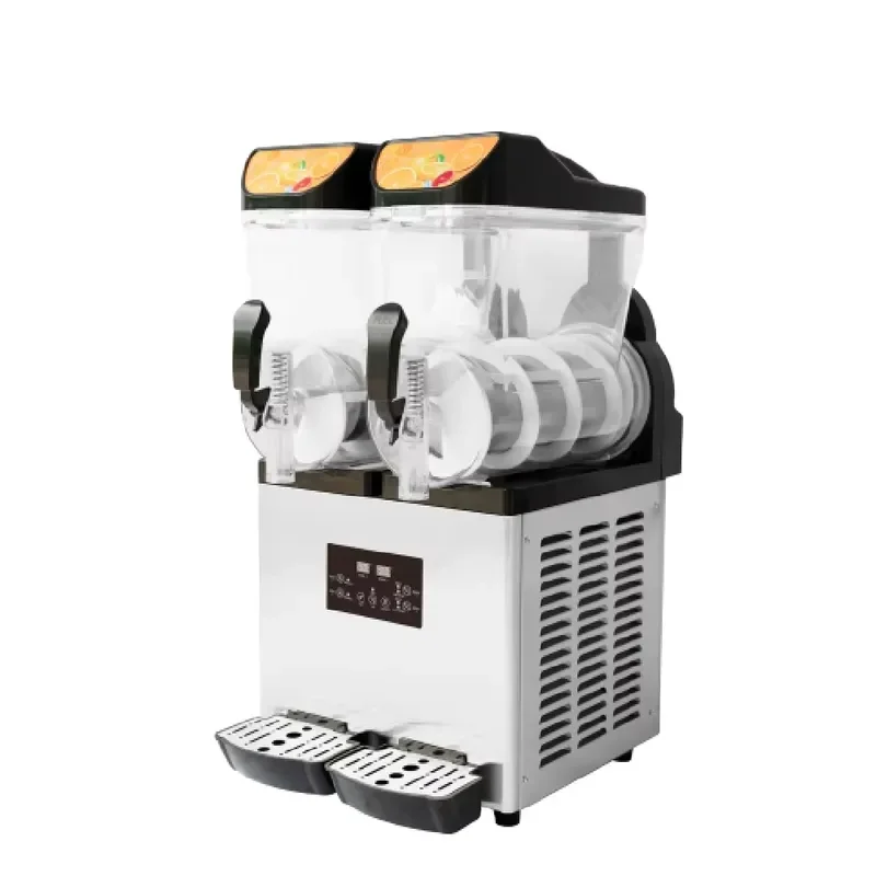 Commercial Slush Machine 2 Tank Ice Slush Machine Juice Chilling Machine