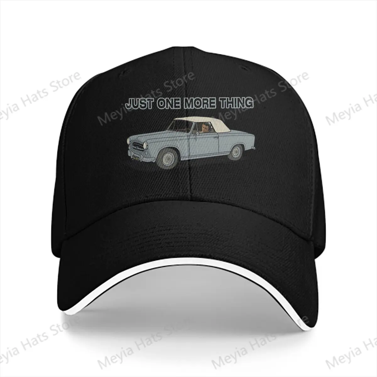 Driving Just One More Columbo Movie Multicolor Hat Peaked Women's Cap Personalized Visor Protection Hats