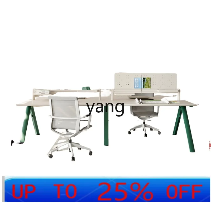 LH Office Desk Modern Minimalist Office Screen Staff Position Designer Work Booth Furniture