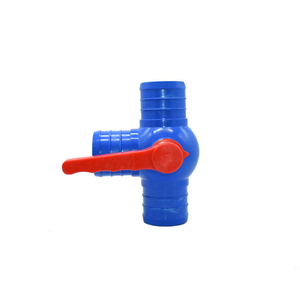 50/63/75/100mm Large Sprinkler Water Pipe Tee Quick Connector Water Belt 2/3-Way Water Splitter Coupling Farm Pipe Fittings