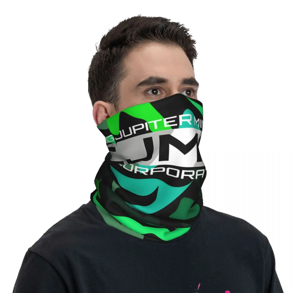 Fabulous Bandana Neck Gaiter Printed Motor Motocross Jupiter Mining Corporation Wrap Scarf Balaclava Cycling Unisex Adult Winter