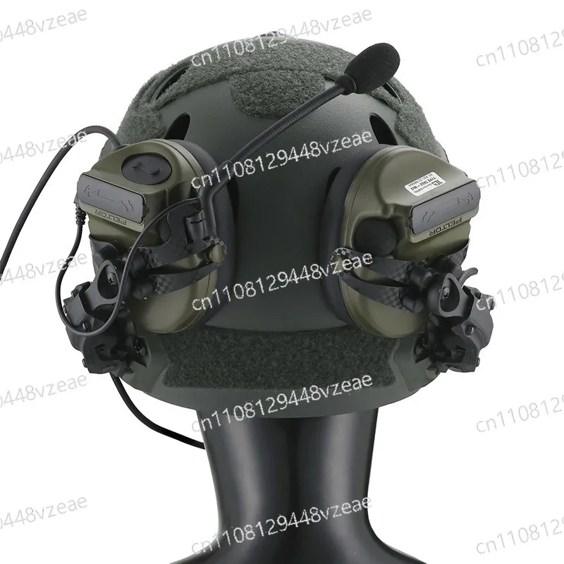 C2C3 Pickup Noise Cancellation Headphone Bracket Helmet Accessories Guide Rail Adaptation Kit Multi-angle Adjustable