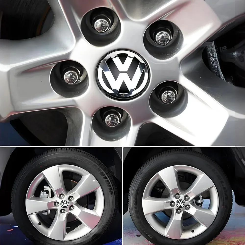 

Hub Caps 4Pcs 55mm 60mm 65mm Car Wheel Center Hub Caps Logo For Volkswagen VW Polo Golf 6 7 8 MK6 MK7 Accessories 3B7601171 1J06