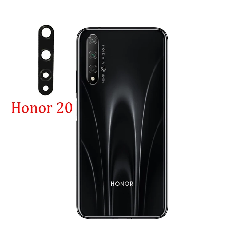Pop New Camera Glass Lens For HUAWEI Honor 20S 20 Pro 20 Lite Original Phone Honor 10 Lite 10i Housing Rear Back Camea Lens + To