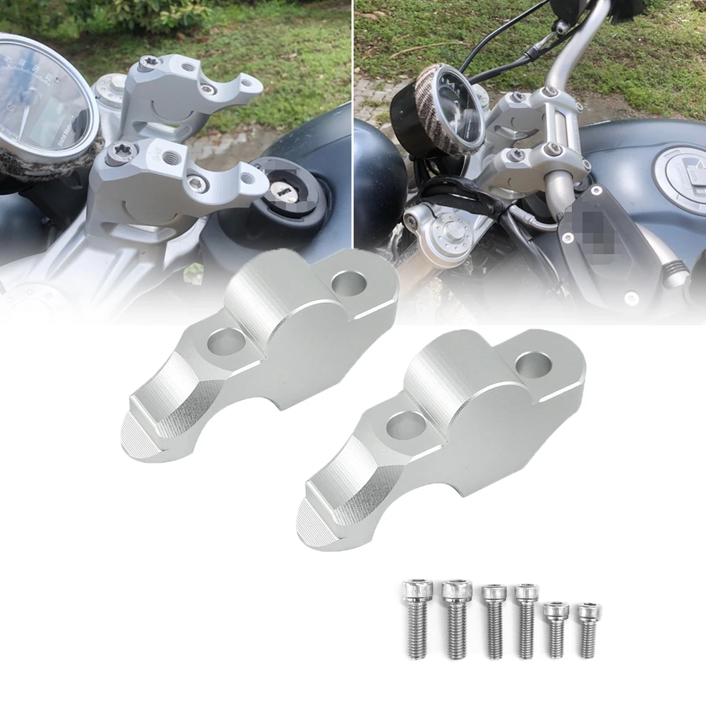 Motorcycle Handlebar Riser for BMW R Nine T Pure RNINET R9T 9T Pure Racer 2014-2024 Handle Bar Clamp 28mm Raised Mount Adapter