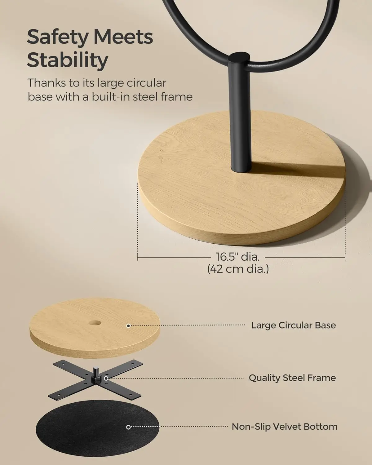 [حار بيع! ]مرآة أرضية كاملة الطول، 3 في 1، مرآة حديثة لكامل الجسم، مستوحاة من التصميم الأصلي للحائز على الجائزة، 16.5 ×