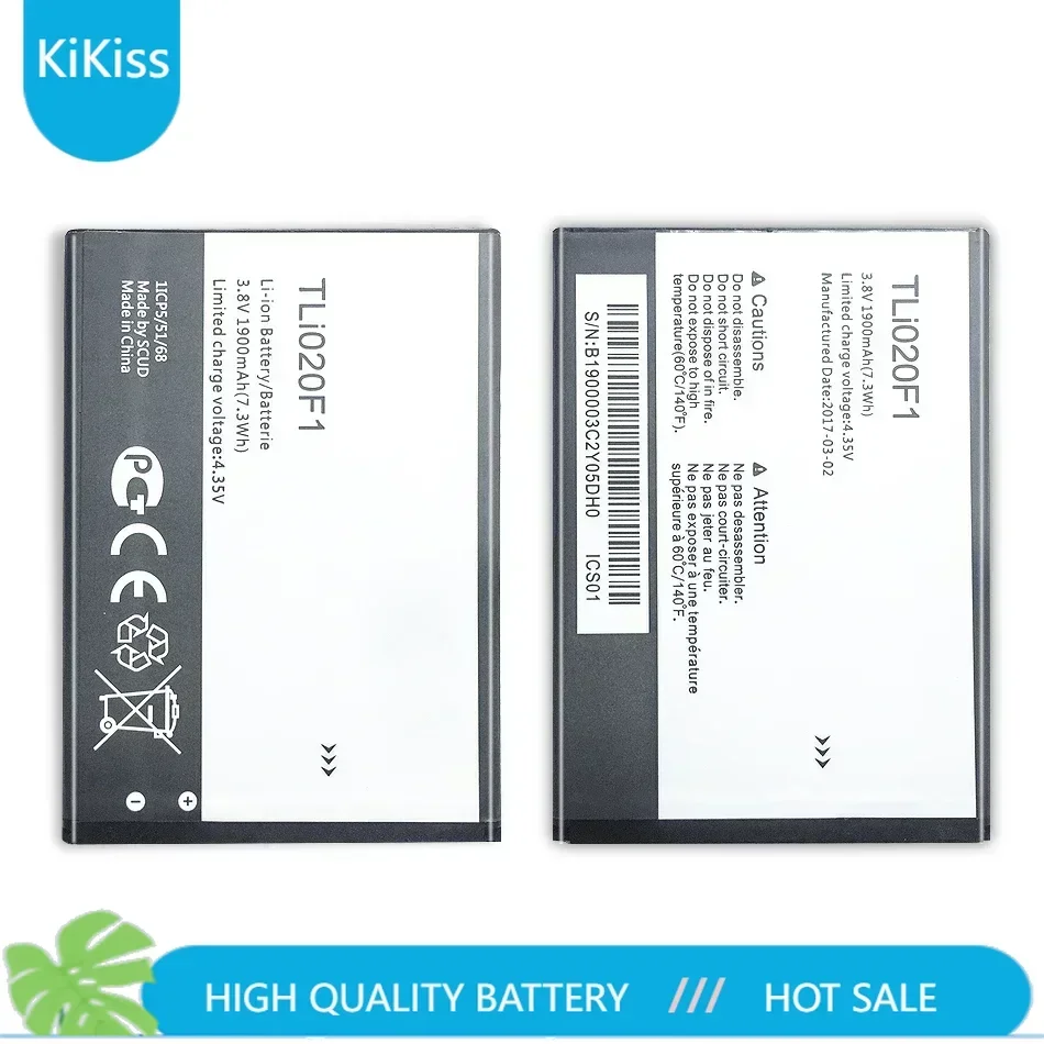 TLi020F1 Mobile Phone Batteries 2050mAh For Alcatel PIXI 4 5045D / One Touch Pop 2 5042D C7 7040 OT-7040 OT-7040D Bateria