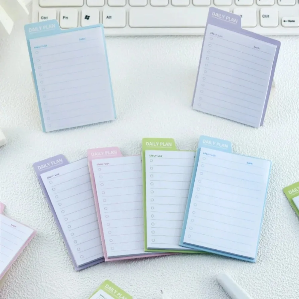 Standing Sticky Notes Cute Notepads Memo Pad Mini To Do List Check Notes 30 Sheets Students Stationery Supplies