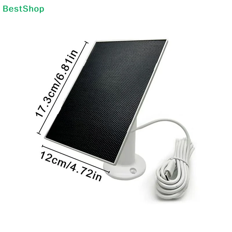 ★White 3W SolarFor Camera Outdoor Waterproof Security Battery USB 5.7V Solar Panel Powered For Camera view 5
