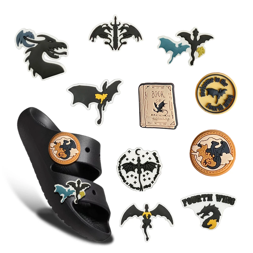 

1-100pcs Dragon Reader Disney Shoe Charms DIY Craft Accessories Shoe Jibbitz-Type Charms for Crocs-style Kids Adult Gifts