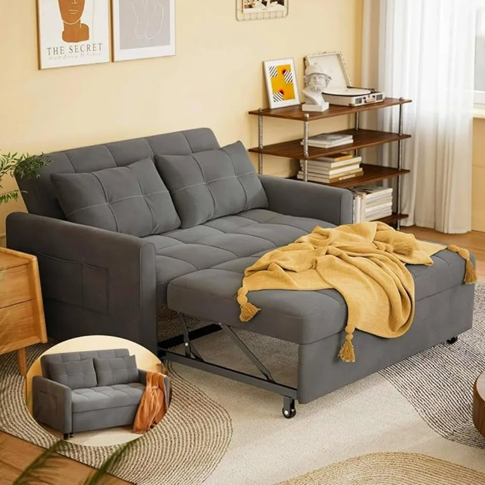 3-in-1 Convertible Sofa Bed, 52