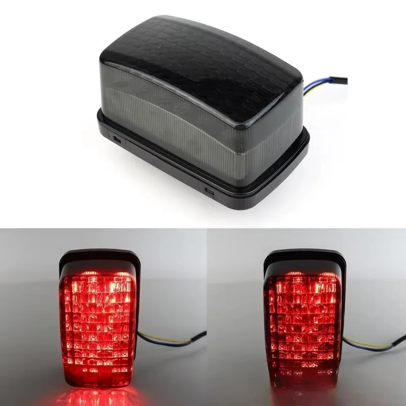 

Uiz For ATV UTV Off-road Modification LED Brake and Tail Lights Motorcycle LED Tail Lamp Rear Brake Tail Light
