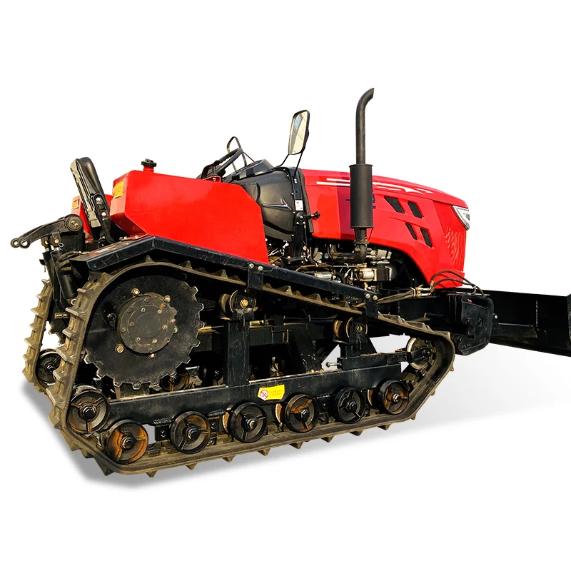 

Customized 80HP Multifunctional Diesel Mini Crawler Tractor Agricultural Rotary Tiller