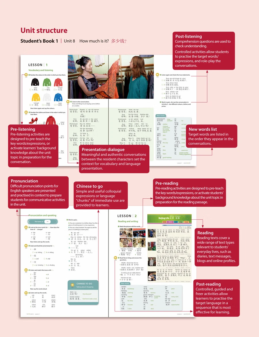 Discover China Student's Book Workbook Learn Chinese