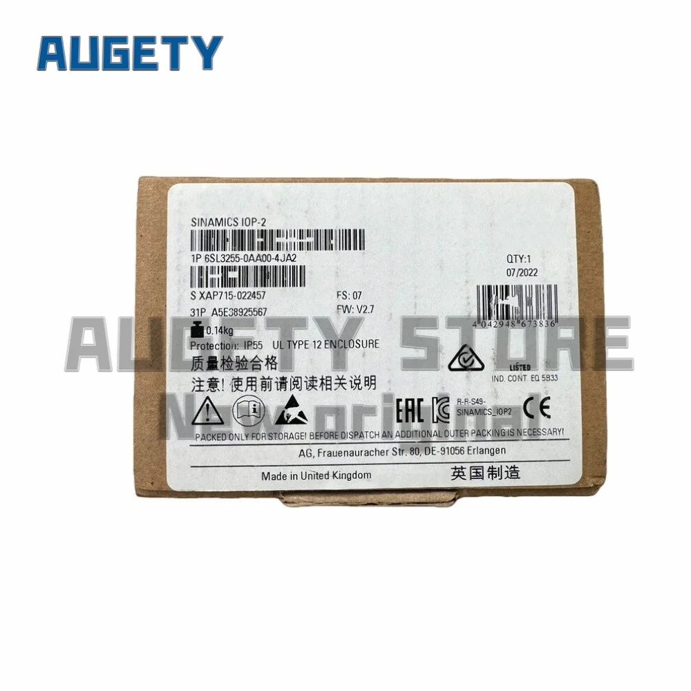 New Original 6SL3255-0AA00-4JA2 6SL3 255-0AA00-4JA2 6SL32550AA004JA2 Intelligent Operator Panel