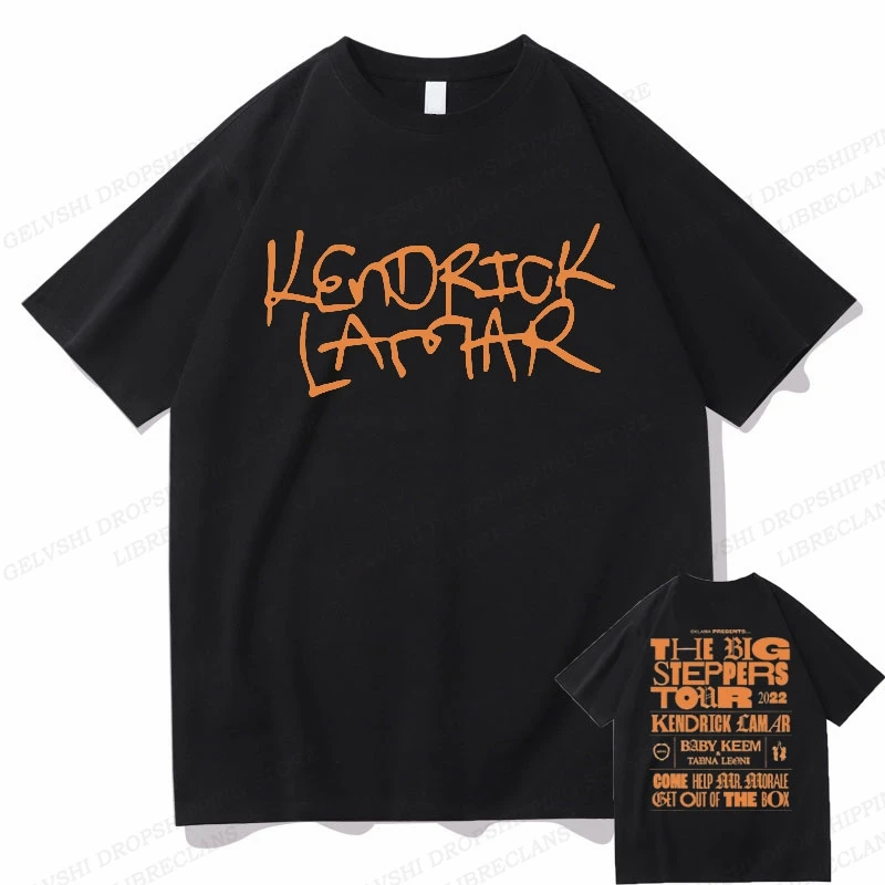 Camiseta de rapero Kendrick Lamar para hombre, Camiseta de algodón, camisetas de Hip Hop para niños, camisetas de verano para mujer, Camisetas para