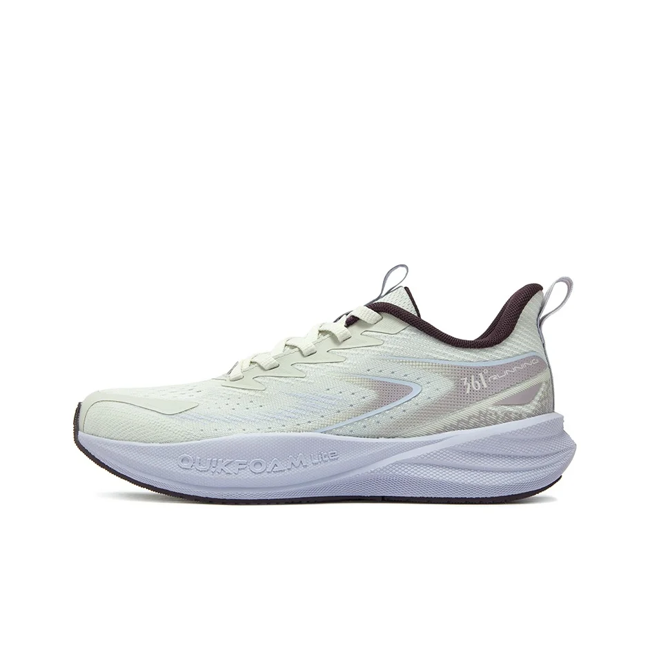 361 Surge Float 1.0 Slip Resistant Abrasion Resistant Low top Running Shoes Women's White Purple Brown 582512203-6