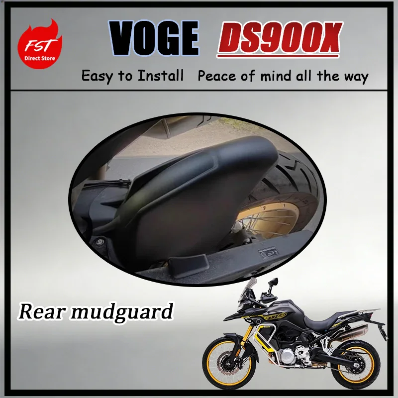 

FOR VOGE DS900X Rear Mud Flap Stylish Functional Design Rear Fender Accessories Compatible with Loncin DS900X Motorbike