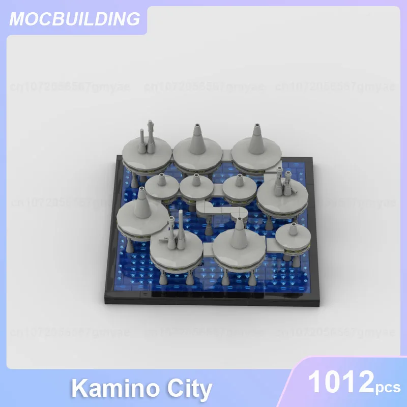 

Kamino City Model MOC Building Blocks DIY Assemble Bricks Display Collection Creative Educational Birthday Toys Gifts 1012PCS