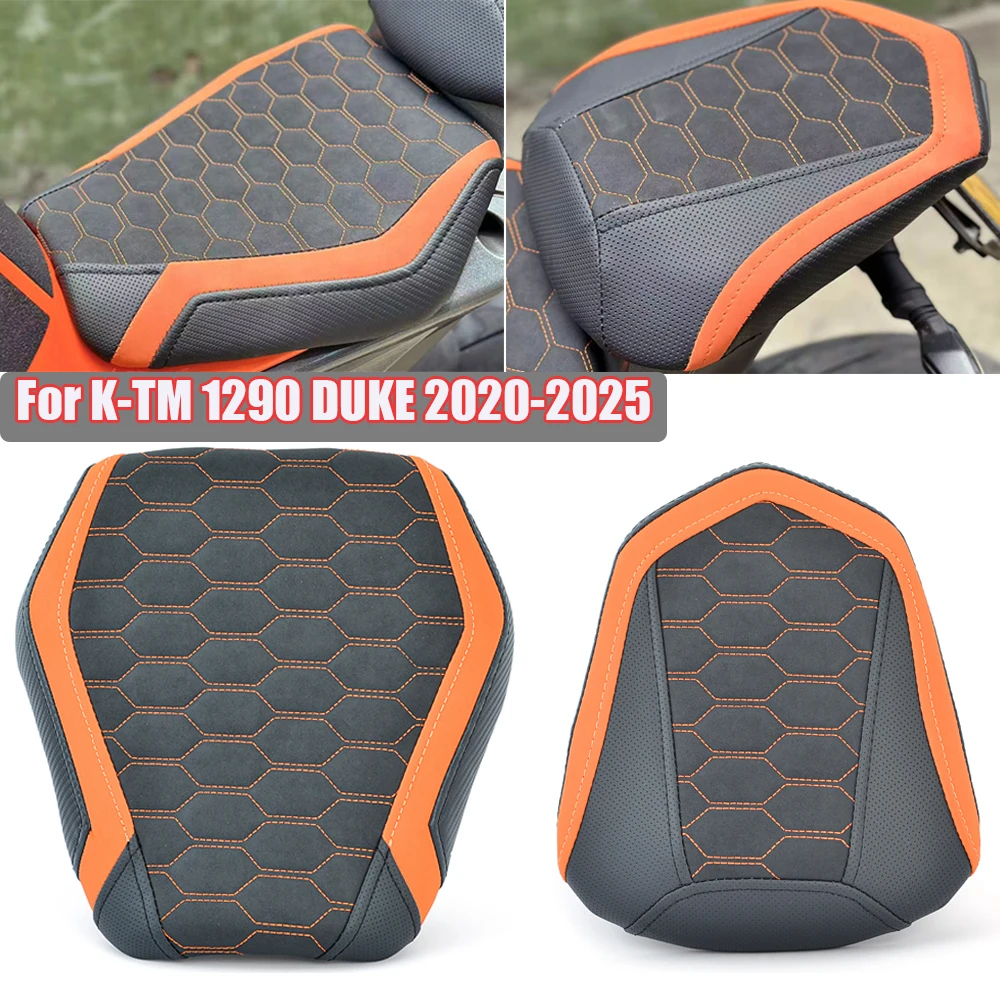 1290DUKE Front Rider Rear Passenger Solo Seat Cowl Cushion Pad For K-TM 1290 DUKE 2020 2021 2022 2023 2024 2025