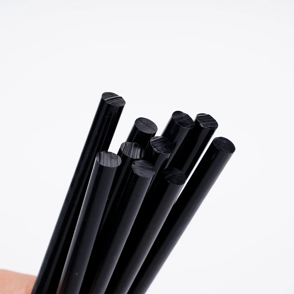 Lot de bâtons noirs pour odorà colle thermofusible, 200/250/300mm x 11mm, 10 pièces, outil de débosselage manuel sans peinture pour réparation