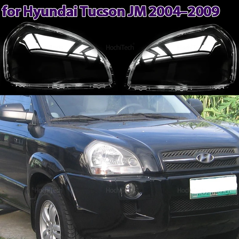 

For Hyundai Tucson JM 2004 2005 2006 2007 2008 2009 Auto Accessory Replace Transparent PC Lights Shell Headlight Lens Cover
