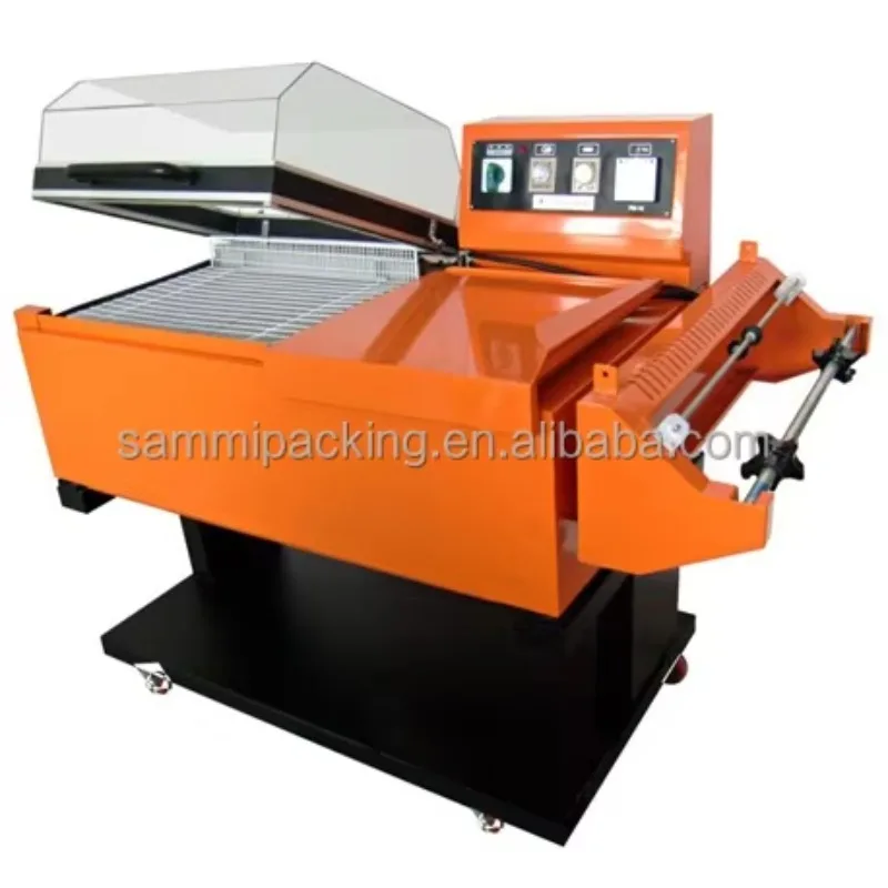 Factory Price FM-5540 Shrink Wrapping Machine /2 in 1 Small Box Shrink Wrap Cutting Machine Shrink Wrapper Wooden Case Package