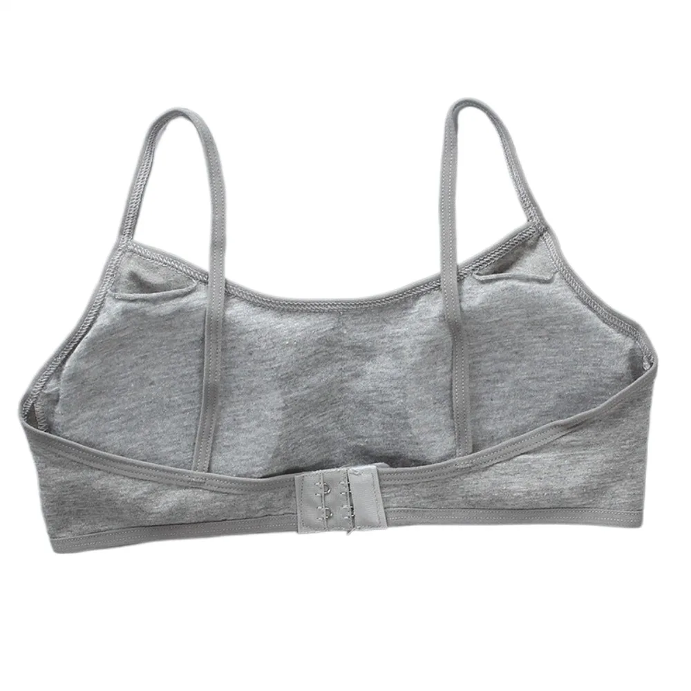 حمالات صدر قطنية للمراهقات، سترات مبطنة مرنة غير رسمية، ملابس داخلية، حمالات صدر للتدريب الرياضي #3