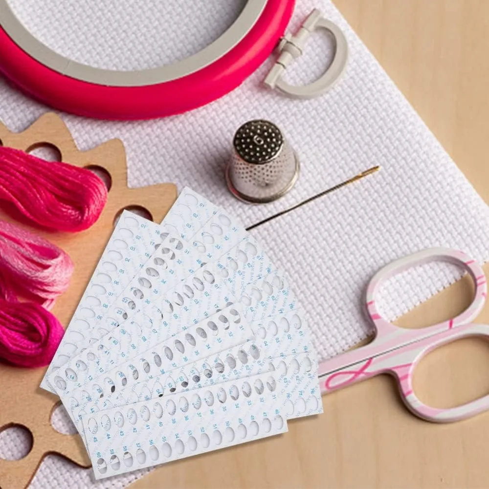30 個 30 ポジション刺繍糸紙オーガナイザークロスステッチ糸ホルダー収納ツール糸オーガナイザーカード綿用