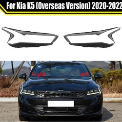Auto Headlamp Case For Kia K5 (Overseas Version) 2020 2021 2022 Car Clear Headlight Cover Lamp Shell Lens Caps Light Lampshade