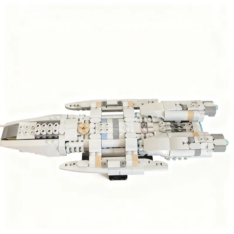 474pcs MOC Battlestar Galactica Midi Scale Icons Model Building Blocks Architecture Christmas Gift Toy Creative Idea Education