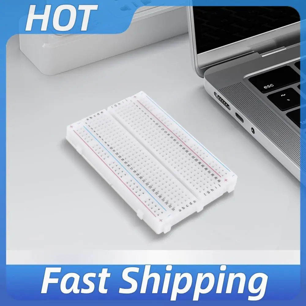 400 Tie Points Solderless PCB Breadboard Spliceable Test Circuit Board Circuit DIY Kit