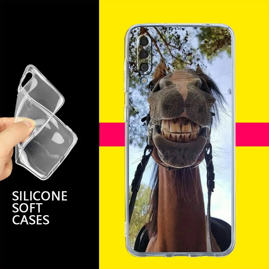 Phone Case For Samsung A26 A36 A56 A54 A52 A50 A70 A40 A20S A20E A12 A14 A16 A22 A24 A42 A34 A32 5G A04s A06 Cover Horse Animal - Image 3