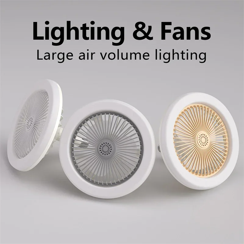 Xiaomi-Ventilateur de plafond silencieux avec télécommande, base de convertisseur de lampe d'éclairage, lampe pour chambre à coucher, salon, maison, 3 vitesses