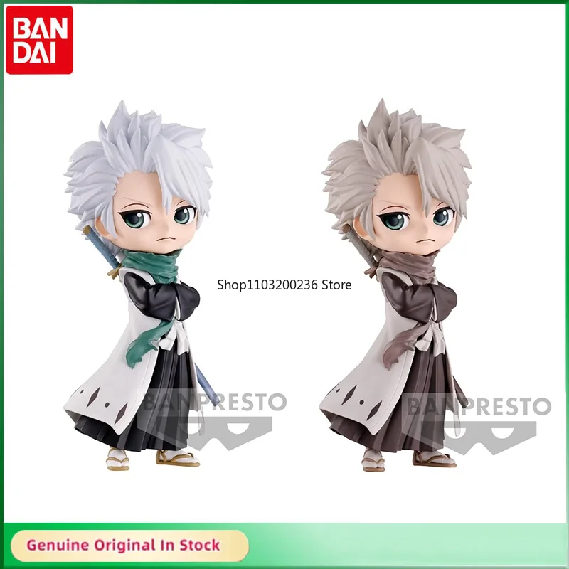 

BANDAI Original BLEACH Solid and Souls Hitsugaya Toushirou Qposket Anime Action Figure Desktop Ornaments Model Gift