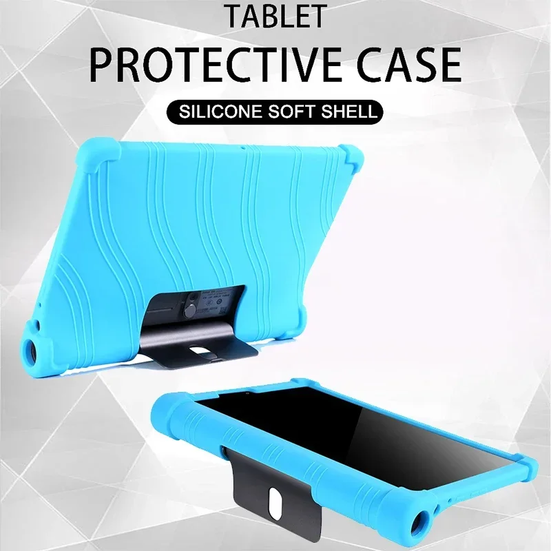 Silicone Soft  Tablet Cover For Lenovo Yoga Smart Tab Case YT-X705F YT-X705X YT-X705I 10.1