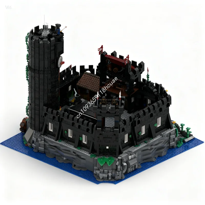 7824 elementy MOC Zamek Wolfpack Model Klocki Konstrukcyjne Zabawki Edukacyjne dla Dzieci DIY Architektura Klocki Prezent na Boże Narodzenie