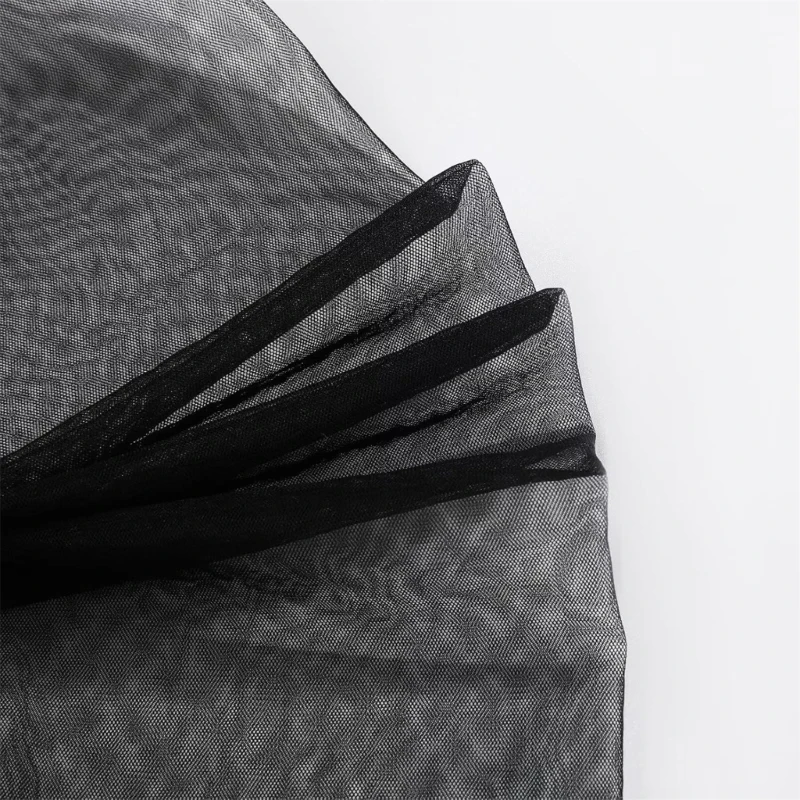Luvas noiva elegantes luvas malha para eventos especiais Seethrough sem os dedos mangas do braço para o jantar