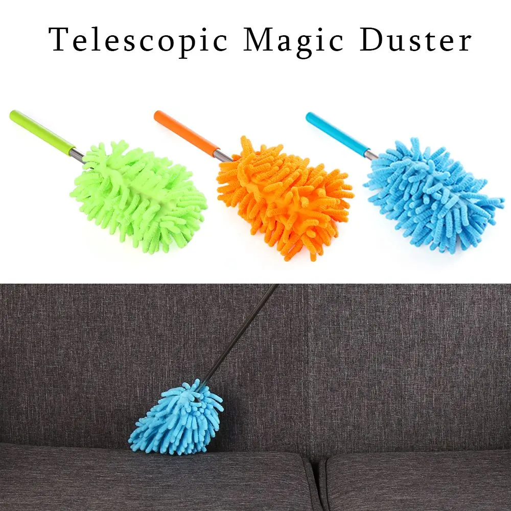 Household Adjustable Car Cleaner House Cleaning Telescopic Magic Duster Extendable Brush Microfibre Microfiber Feather Duster