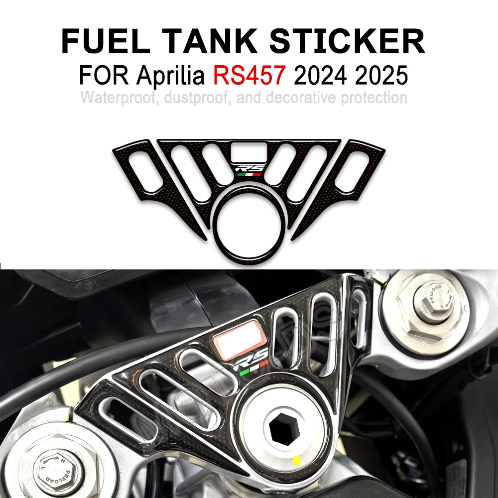 

Fit For Aprilia RS 457 RS457 Motorcycle Side Fuel Tank Pad Protector Knee Grip Traction Pad Fairing Fender Stickers 2024 2025