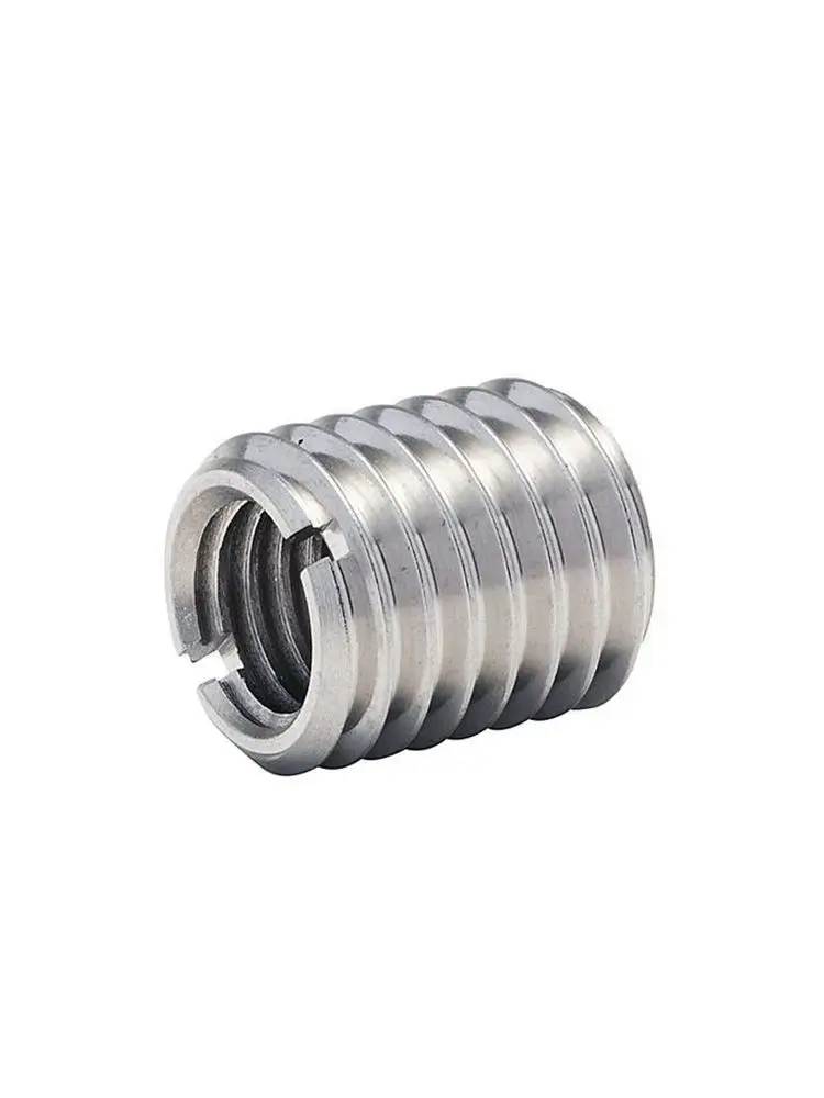 M2-M10 Stainless Steel Sotted Inside Outside Self Tapping Thread Insert Adapter Screw Nuts Sleeve Converter Nut