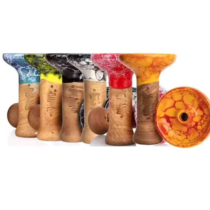 

Mix Colors Ceramic Phunnel Hookah Bowl 2026 High Quality Shisha Nargile Sheesha Bowl for Water Pipe Smoking Accessories Tools