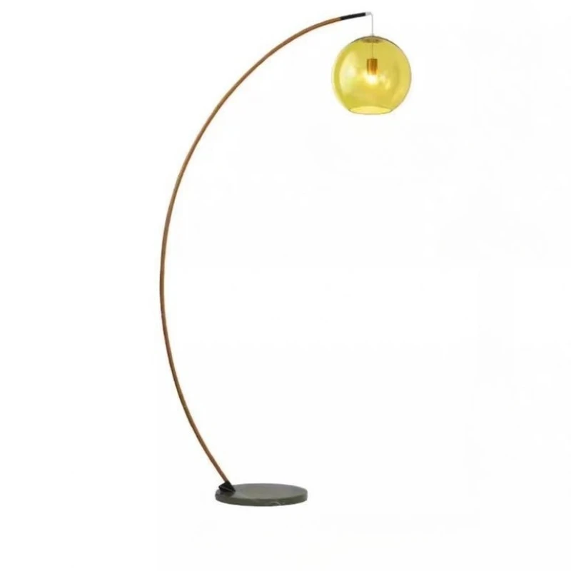 

Living room retro arc fishing floor lamp designer wabi sabi wind