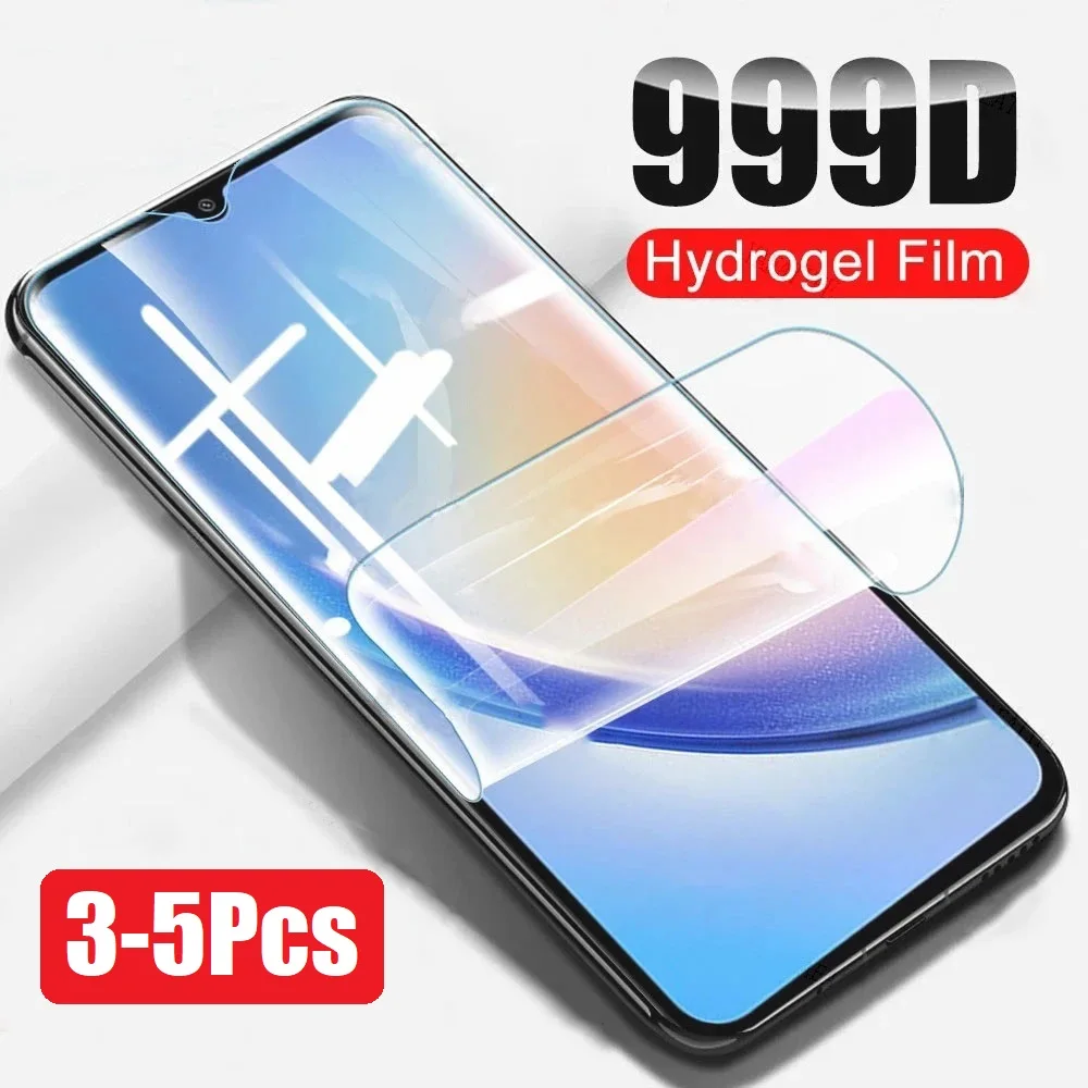 3-5Pcs Screen Protector For Huawei Y9A Y9 Prime Y9S Y9 Y7P Y7A Y7 Y6 Pro Hydrogel Film For Huawei Y7 Y6 Y5 Prime 2019 Y6S 2019