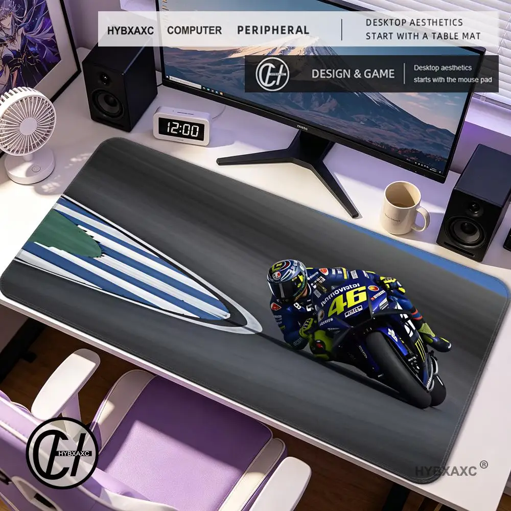 

HYBXAXC racer V-alentino R-ossi Mouse Pad Mousepad Gaming LockEdge Thickened Computer Keyboard Table DeskMat
