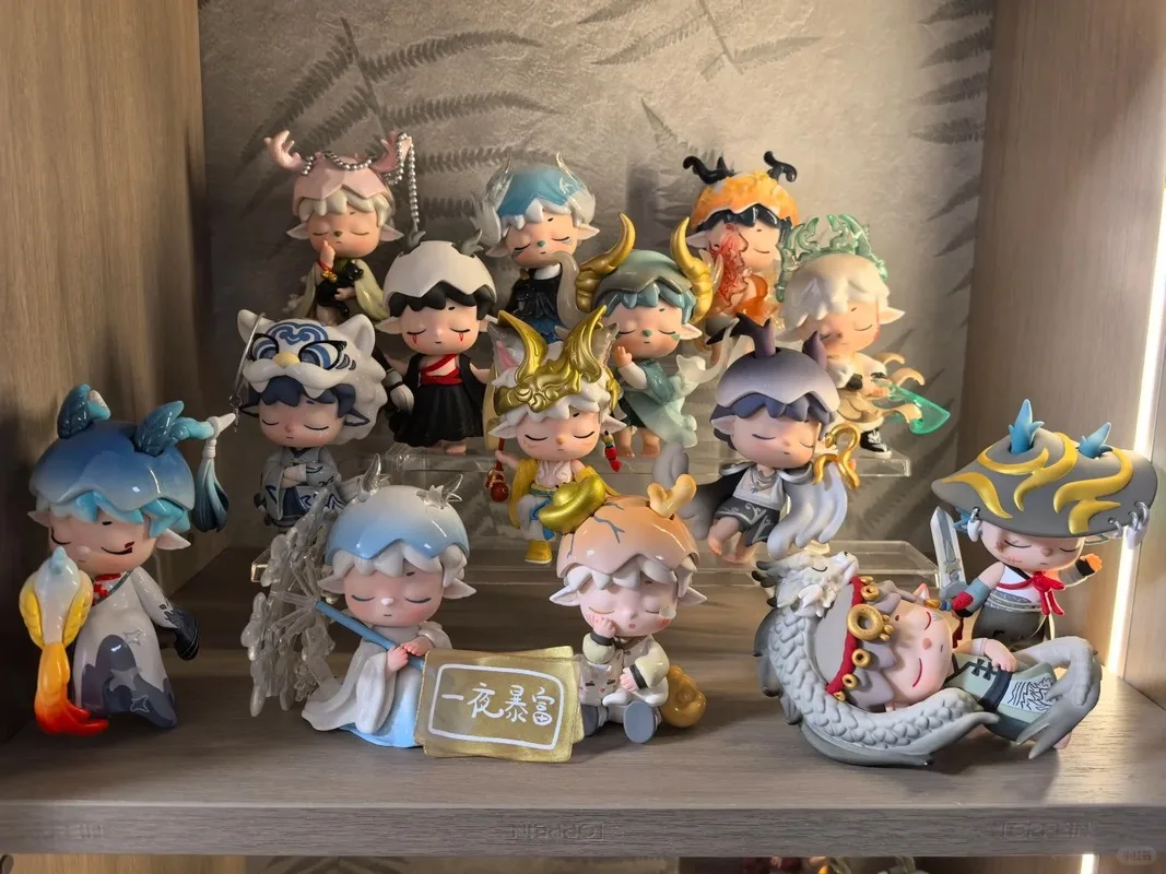 Новая кукла в китайском стиле Mimi Little Immortal Blind Box, милая кукла для девочек и мальчиков, новогодняя подарочная коллекция, загадочная коробка, игрушка Viny